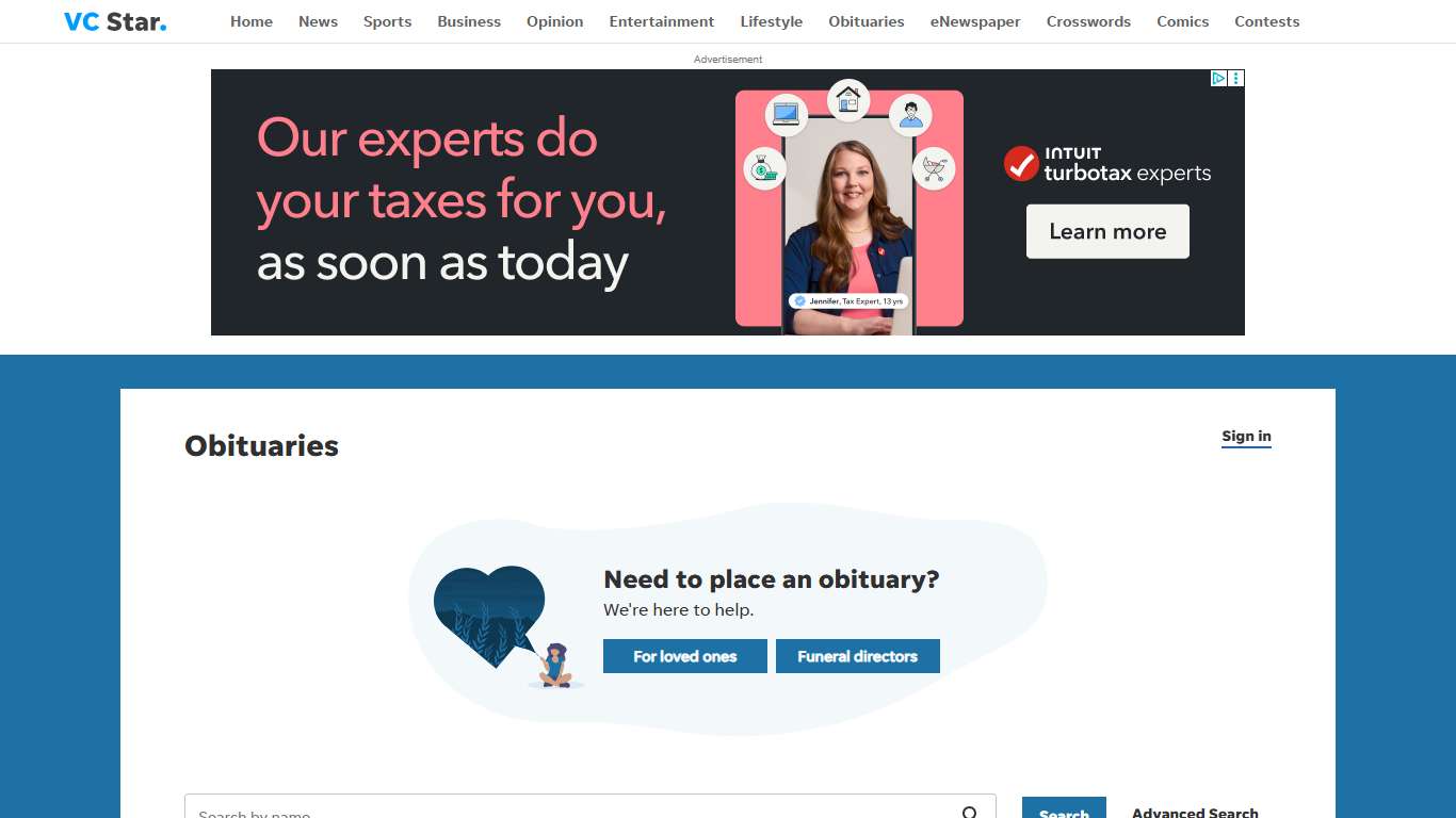 Obituaries in Camarillo, CA | Ventura County Star